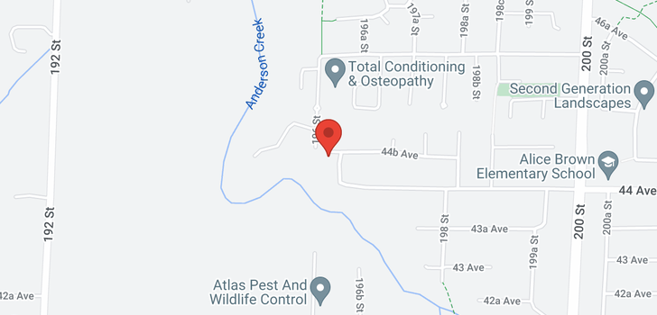 map of 4445 196A STREET